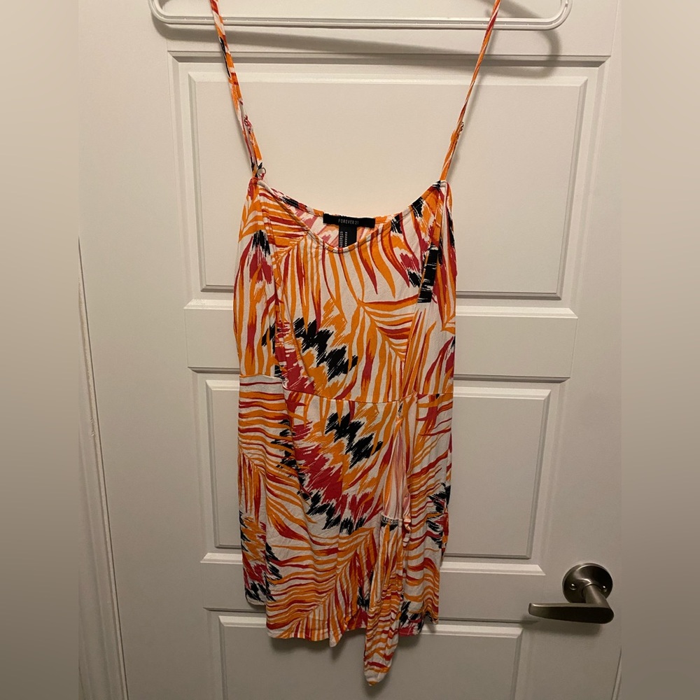 Forever 21 Printed Romper - resort wear
